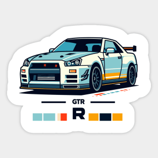 Nissan GTR Sticker